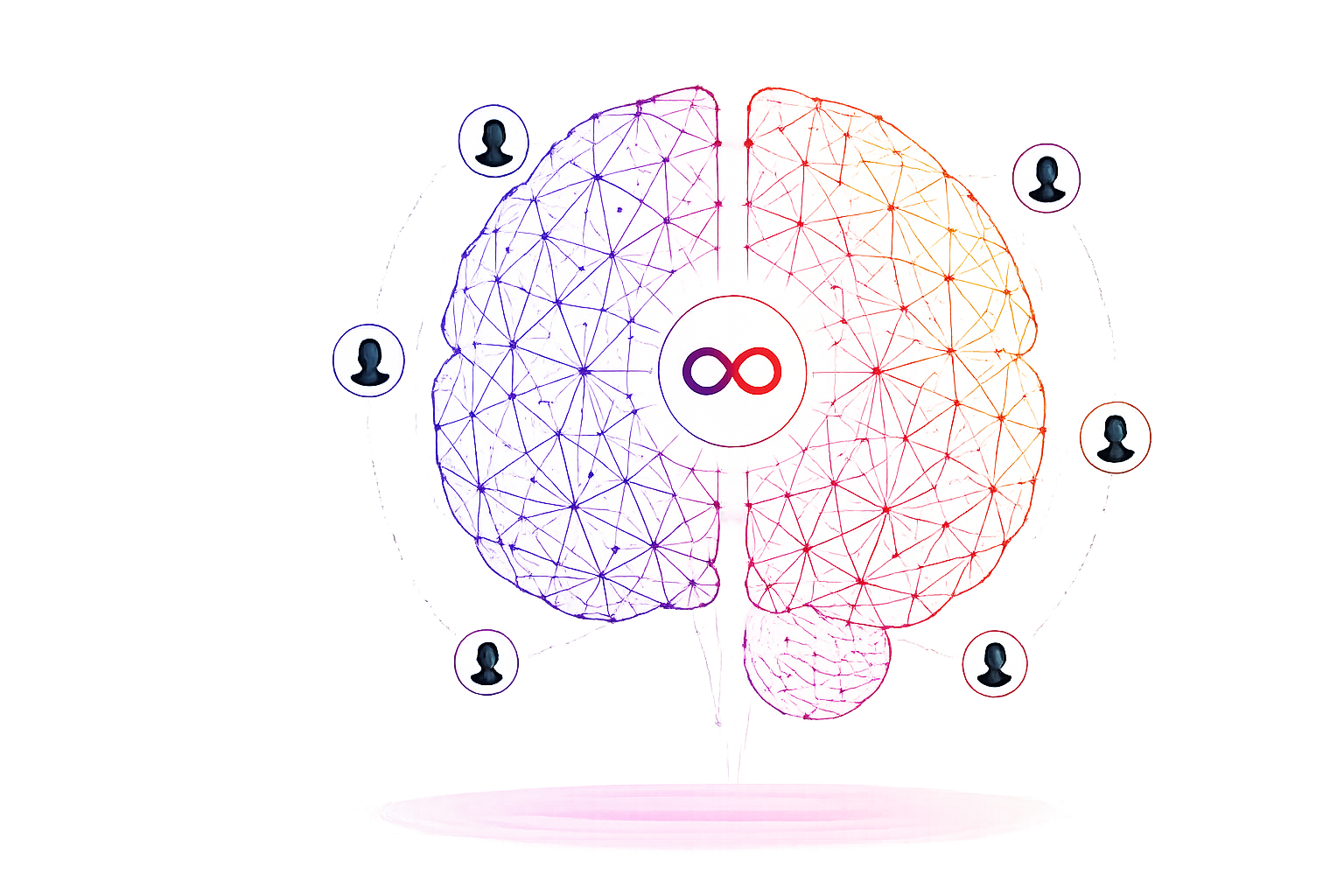 Connected expert intelligence brain visual